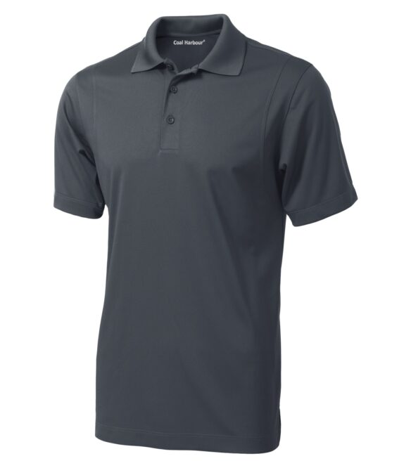 custom printed polo golf shirt apparel S455 - COAL HARBOUR SNAG RESISTANT SPORT SHIRT grey