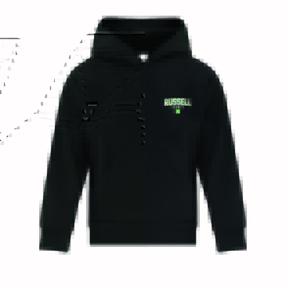 RUSSELL COUNTY ATCY2500 YOUTH FLEECE HOODED SWEATSHIRT (BLACK)