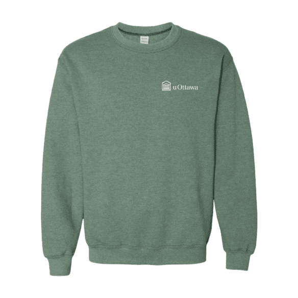 GNA Crewneck Sweatshirt - Dark Heather Green - FR