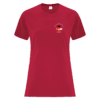 German Language School ATC1000 Ladies TShirt (Red) - Image 3
